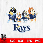 Tampa Bay Rays Bluey Mode Dance Squats Svg Eps Dxf Png File, Digital Download, Instant Download