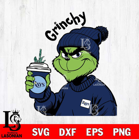 Tampa Bay Rays Boujee Grinch 10 Svg Eps Dxf Png File, Digital Download, Instant Download