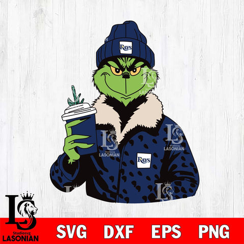 Tampa Bay Rays Boujee Grinch 12 Svg Eps Dxf Png File, Digital Download, Instant Download