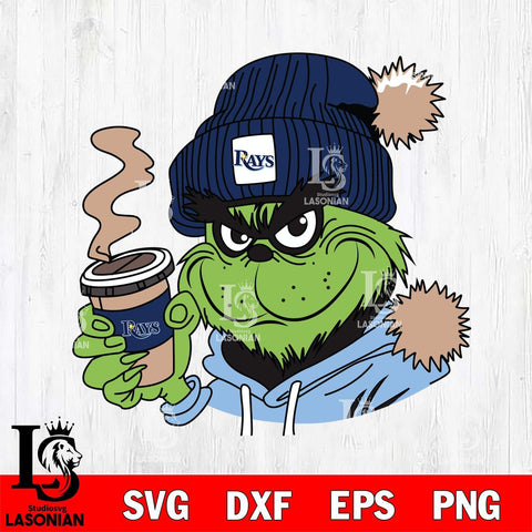 Tampa Bay Rays Boujee Grinch 4 Svg Eps Dxf Png File, Digital Download, Instant Download