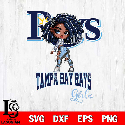 Tampa Bay Rays Fan Girl Svg Eps Dxf Png File, Digital Download, Instant Download