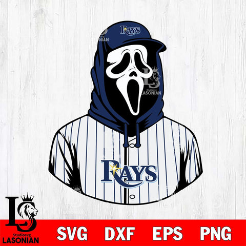 Tampa Bay Rays Ghostface 4 Svg Eps Dxf Png File, Digital Download, Instant Download