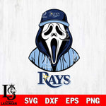 Tampa Bay Rays Ghostface 5 Svg Eps Dxf Png File, Digital Download, Instant Download