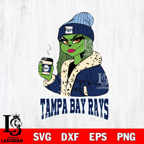 Tampa Bay Rays Girls Grinch Bougie Svg Eps Dxf Png File, Digital Download, Instant Download