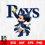 Tampa Bay Rays Glamorous Minnie Svg Eps Dxf Png File, Digital Download, Instant Download