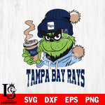 Tampa Bay Rays Grinch Cofffe Hoodie Cut Files Cricut, Svg Dxf Eps Png file , Silhouette