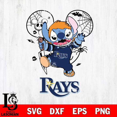 Tampa Bay Rays Stitch Michael Halloween Svg Eps Dxf Png File, Digital Download, Instant Download