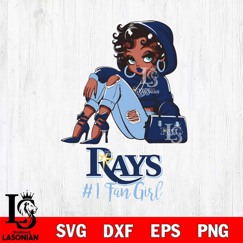 Tampa Bay Rays #1 beauty Black Fan Girl