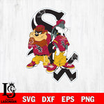 Taz and Bugs Chicago white Sox svg eps dxf png file, digital download