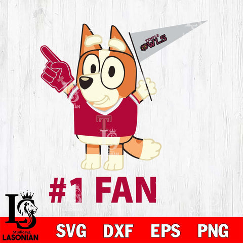 Temple Owls Bingo 1# Fan Svg Eps Dxf Png File,NCAA Svg Files,Bluey svg ,Digital Download ,Instant Download, Cricut File