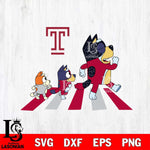 Temple Owls Bluey 6 Svg Eps Dxf Png File, Digital Download, Instant Download