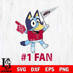 Temple Owls Bluey #1 Fan Svg Eps Dxf Png File,NCAA Svg Files,Bluey svg ,Digital Download ,Instant Download, Cricut File