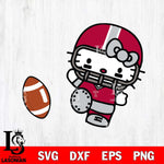 Temple Owls Hello Kitty sport 12 Svg Eps Dxf Png File, NCAA svg, Digital Download, Instant Download