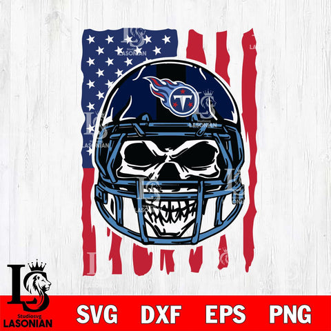 Tennessee Titans American Skull Helmet Svg Eps Dxf Png File, Digital Download, Instant Download