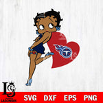 Tennessee Titans Betty Boop Girl Love SVG Svg Eps Dxf Png File, Digital Download, Instant Download