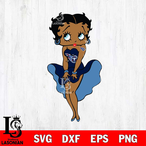 Tennessee Titans Betty Boop Sexy Cheering SVG Svg Eps Dxf Png File, Digital Download, Instant Download