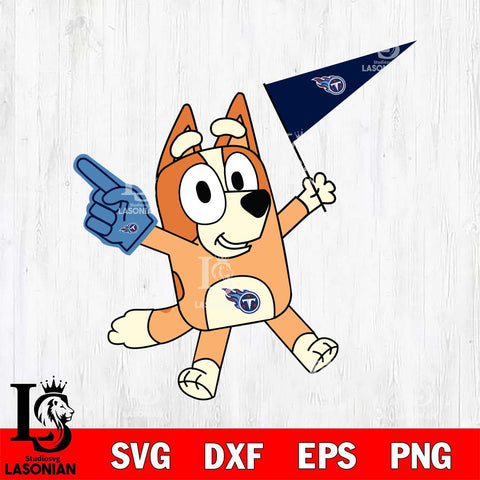 Tennessee Titans Bingo Bluey Flag Svg Eps Dxf Png File,NFL Cut Svg Files,Digital File,Sublimation