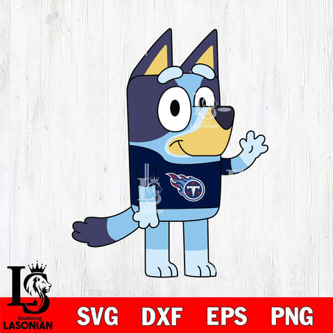 Tennessee Titans Bluey 5 NFL Svg Eps Dxf Png File, Digital Download, Instant Download