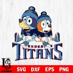 Tennessee Titans Bluey & Bingo 8 Svg Eps Dxf Png File, NFL svg, Digital Download, Instant Download