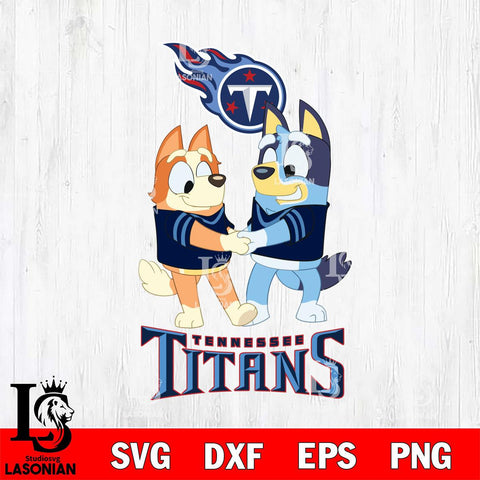 Tennessee Titans Bluey Chilli Dance Svg Eps Dxf Png File, Digital Download, Instant Download