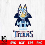 Tennessee Titans Bluey Dracula Halloween Svg Eps Dxf Png File, Digital Download, Instant Download