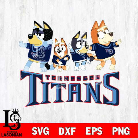 Tennessee Titans Bluey Mode Dance Squats Svg Eps Dxf Png File, Digital Download, Instant Download