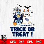 Tennessee Titans Bluey Trick or Treat Halloween Svg Eps Dxf Png File, Digital Download, Instant Download