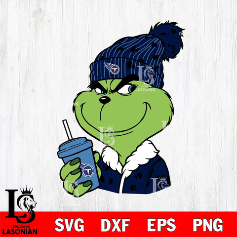 Tennessee Titans Boujee Grinch 3 Svg Eps Dxf Png File, Digital Download, Instant Download