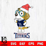 Tennessee Titans Christmas Bluey Honey Sport Svg Eps Dxf Png File,Cut Svg Files, Digital File, Sublimation