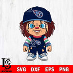 Tennessee Titans Chucky Football Horror Halloween Svg Eps Dxf Png File, Digital Download, Instant Download