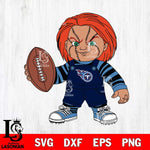 Tennessee Titans Chucky Horror 12 Svg Eps Dxf Png File, NFL svg, Digital Download, Instant Download