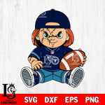 Tennessee Titans Chucky Horror 3 Svg Eps Dxf Png File, NFL svg, Digital Download, Instant Download