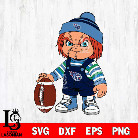 Tennessee Titans Chucky Horror 6 Svg Eps Dxf Png File, NFL svg, Digital Download, Instant Download