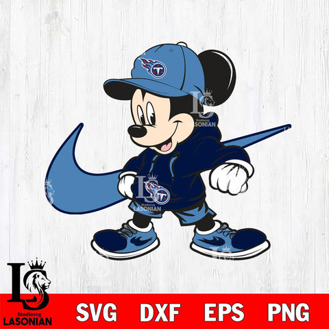 Tennessee Titans Cool Mickey Mouse Svg Eps Dxf Png File, Digital Download, Instant Download