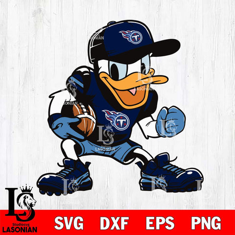 Tennessee Titans Donal Duck Svg Eps Dxf Png File, Digital Download, Instant Download