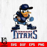 Tennessee Titans Donal Duck Disney, Svg Eps Dxf Png File, Digital Download