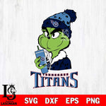 Tennessee Titans Grinch Bougie Leopard Svg Eps Dxf Png File, Digital Download, Instant Download