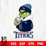 Tennessee Titans Grinch Bougie Sport Svg Eps Dxf Png File, Digital Download, Instant Download