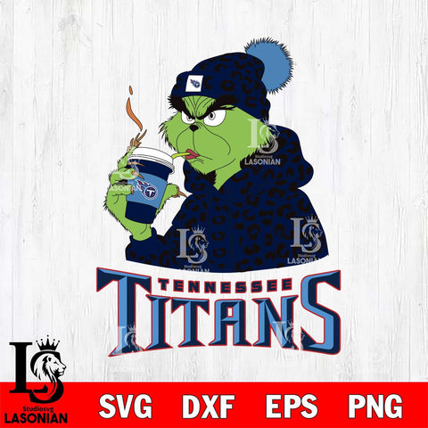 Tennessee Titans Grinch Leopard Christmas Svg Eps Dxf Png File,Cricut svg files, Digital Download, Instant Download