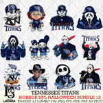 Tennessee Titans Halloween Bundle 12 SVG Svg Eps Dxf Png File, Bundle NFL svg, Digital Download, Instant Download