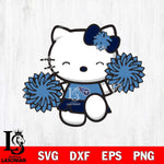 Tennessee Titans Hello Kitty Cheerleader Svg Eps Dxf Png File, Digital Download, Instant Download