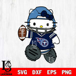 Tennessee Titans Hello Kitty sport Svg Eps Dxf Png File, Digital Download, Instant Download