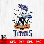 Tennessee Titans Jack Skellington 2 halloween Svg Eps Dxf Png File, Digital Download, Instant Download