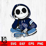 Tennessee Titans Jack Skellington halloween Svg Eps Dxf Png File, Digital Download, Instant Download