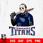 Tennessee Titans Jason Voorhees 11 Svg Eps Dxf Png File, Digital Download