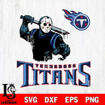 Tennessee Titans Jason Voorhees 5 Svg Eps Dxf Png File, Digital Download