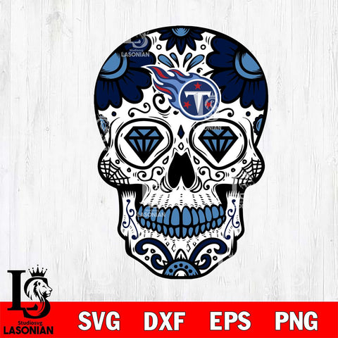 Tennessee Titans Mexico Skull SVG 2