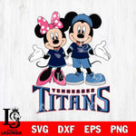 Tennessee Titans Mickey Minnie Mouse Sport Svg Eps Dxf Png File, Bundle NFl svg , File Cut , Digital Download , Instant Download, Laser Cut Svg Files