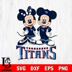 Tennessee Titans Mickey Minnie Mouse rugby ball Svg Eps Dxf Png File, Bundle NFl svg , File Cut , Digital Download , Instant Download, Laser Cut Svg Files