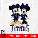 Tennessee Titans Mickey Minnie Rugby Svg Eps Dxf Png File, Bundle NFl svg , File Cut , Digital Download , Instant Download, Laser Cut Svg Files